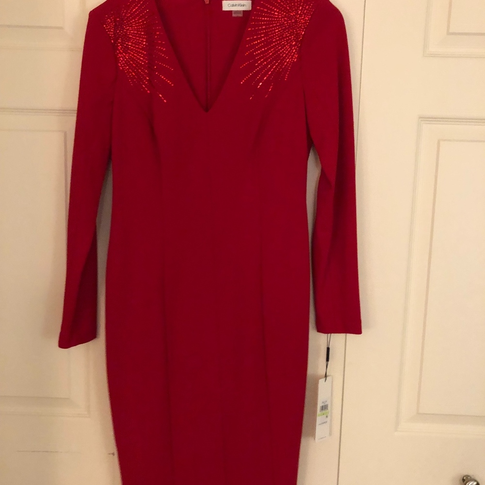 Calvin Klein Red Dress